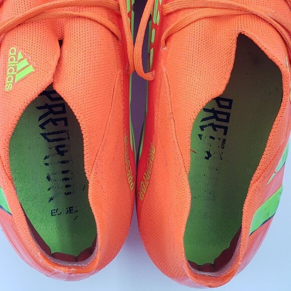 adidas Mens Predator Edge.1 FG Soccer Cleats GW1029 Orange Green Size 12.5 - Picture 5 of 12